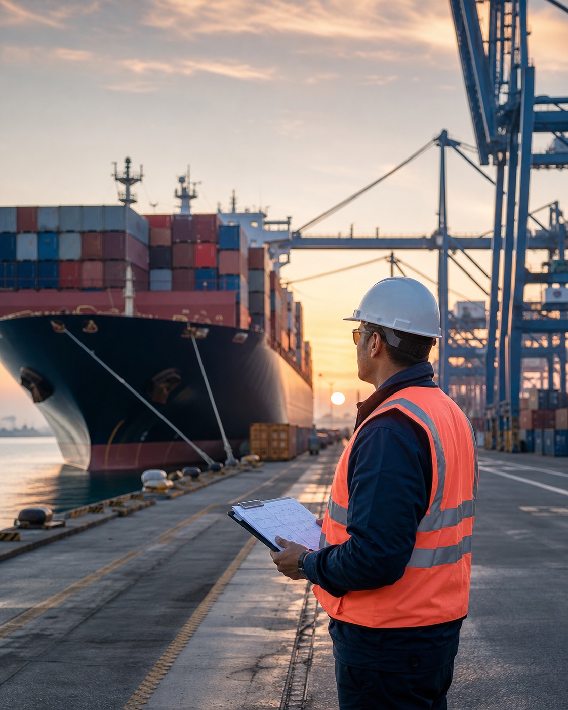 Rowsy logistics professionals checking a shipment